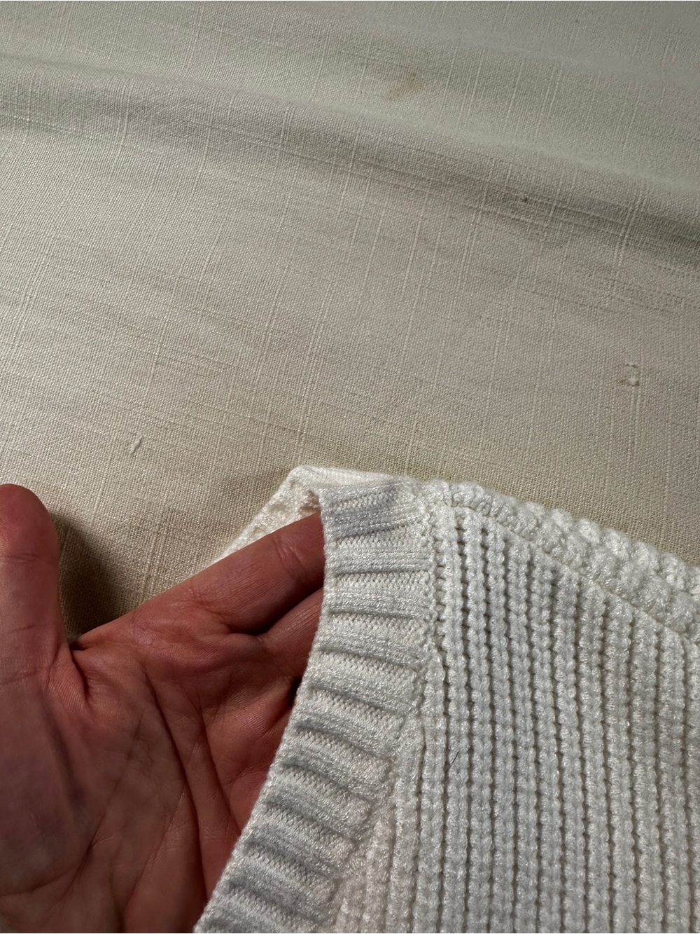 Good American white Ribbed Knit Sweater - Picture 3 of 7